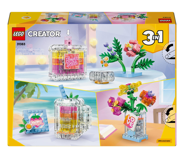 LEGO CREATOR 31383 Flakon perfum z kwiatową ozdobą - 1529740 - zdjęcie 9